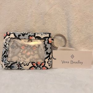 Vera Bradley Campus Double ID case LISBON MEDALLION BNWT